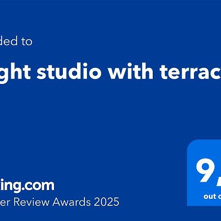 Bright Studio With Terrace Porto Exterior foto